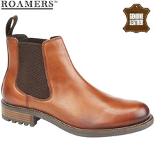Mens ROAMERS Leather Slip On