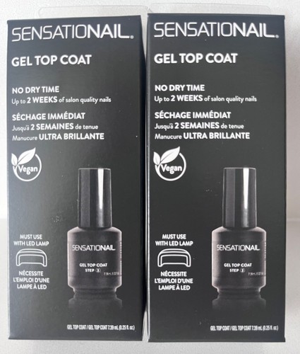 Sensationail gel top coat - gel,