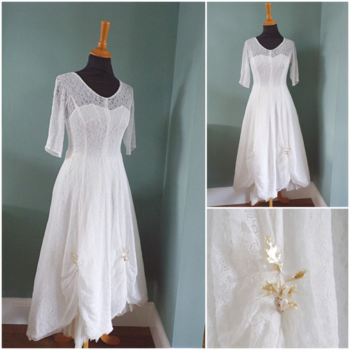 Vintage wedding dress gown - vintage,