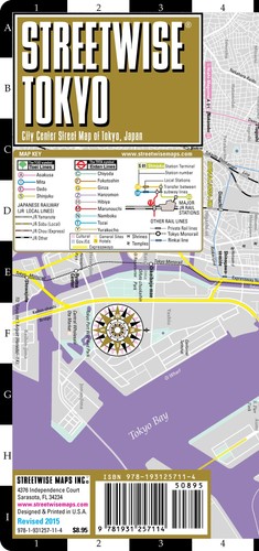 Streetwise tokyo map - tokyo,