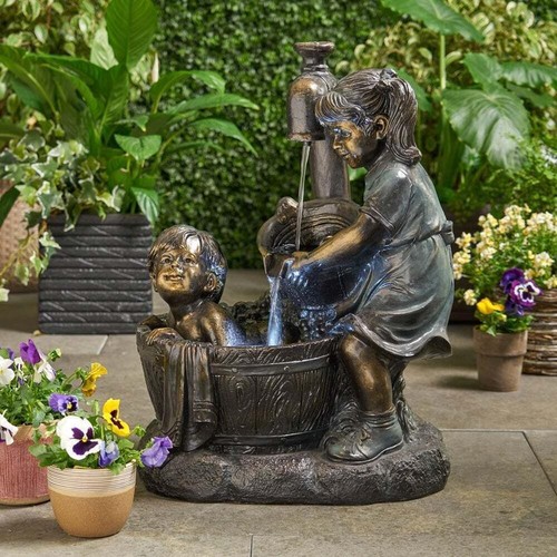 Bafovy garden statue resin boy - bafovy,