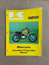 NOS GENUINE KAWASAKI WORKSHOP SET UP ASSEMBLY & PREP MANUAL KM100 KM 100 A4 1978