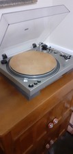Aged leather turntable mat  
