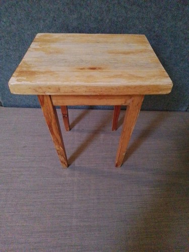 Small pine side table plant - pine,