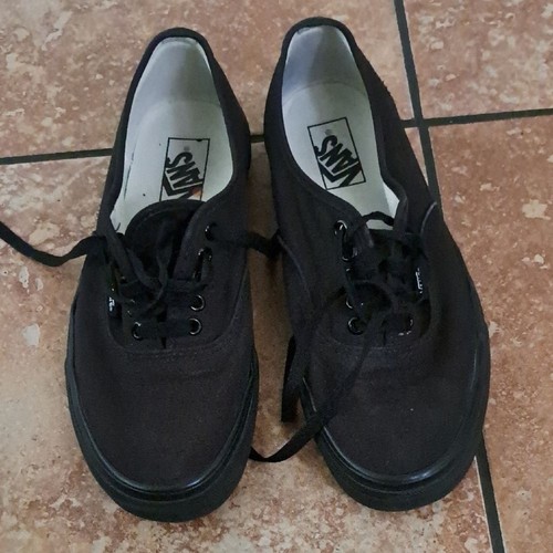 Vans black lace mens - black, 8.5