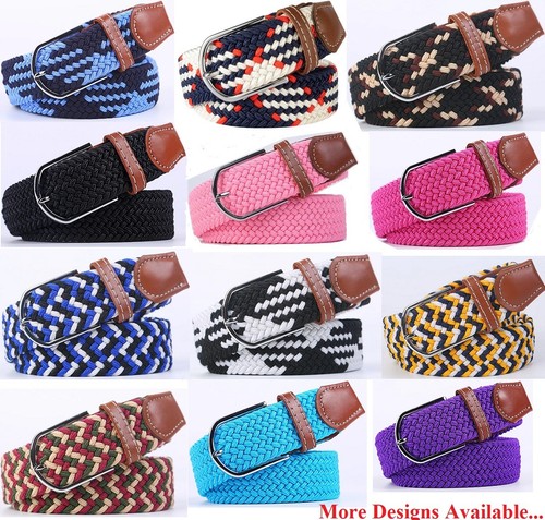 Mens womens belt braided woven - mens,