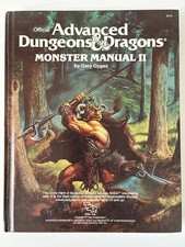 Advanced Dungeons & Dragons Monster Manual II 1983 1st Edition TSR #2016 VG+