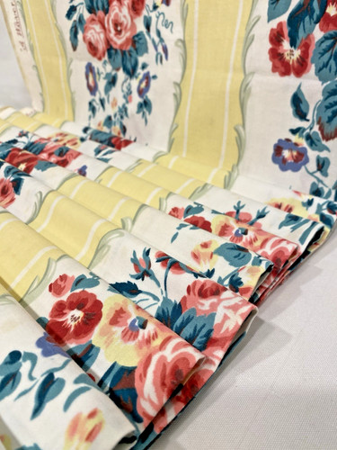 Vintage 50s fabric - vintage, cotton
