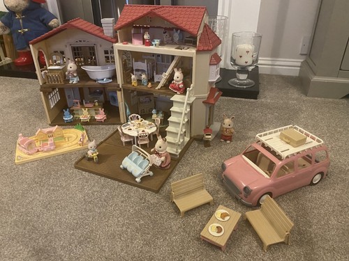 Sylvanian families red - sylvanian, roof