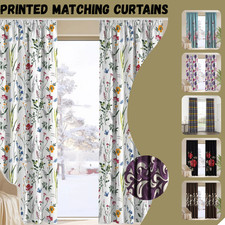 Pencil Pleat Matching Curtains