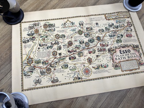 1930 original esso plan the - esso,
