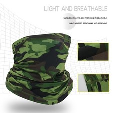 Green Camouflage Neck Gaiter