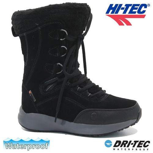 Ladies tec leather boots - hi,