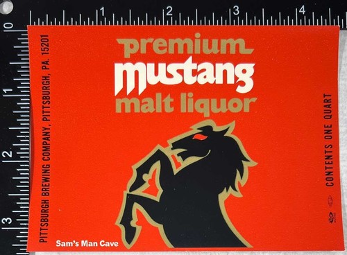Mustang premium malt liquor - mustang,