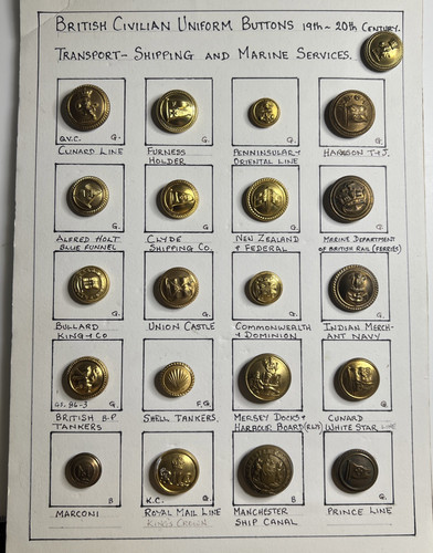 Shipping nautical buttons - shipping,