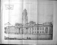 Old Print Law Courts Cape Town