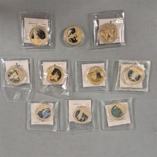 Westminster Mint Myths Legends Coin Set 10 Collectible Coins Swarovski Inlay -CP