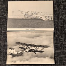 2 X IMPERIAL AIRWAYS HANDLEY PAGE HP 42 G-AAXF VICKERS VANGUARD G-EBCP
