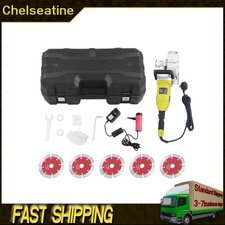 4000W Wall Chaser Concrete Saw Electric Groove Cutting Machine Slotter Saw Blade