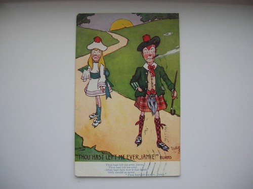 Robert burns postcard jamie - robert,