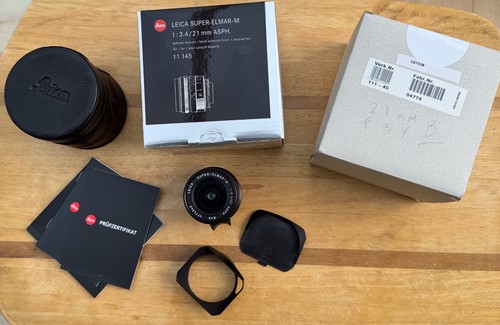 Leica super elmar 21mm - 21mm, f/3.4