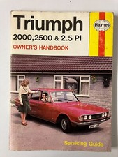 Haynes Triumph 2000, 2500 &