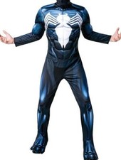 RUBIES MARVEL SUPERHERO BOYS BLACK VENOM SPIDERMAN DELUXE FANCY COSTUME SZ LARGE