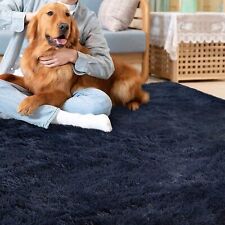 Fluffy Rugs Large Shaggy Rug Bedroom Living Room Anti Slip Soft Carpet Floor Mat