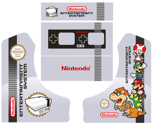 Nintendo nes console themed - nes,
