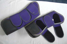 FULL SIZE FRONT LEG HORSE TRAVEL BOOTS - PURPLE