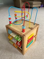 Wooden Activity baby cube toy