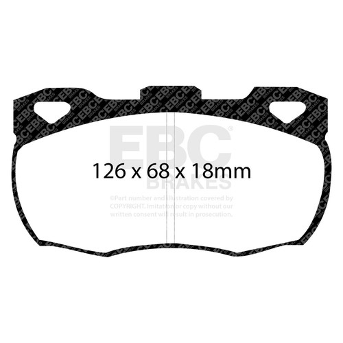Ebc ed9708 brake - ed9708, pad