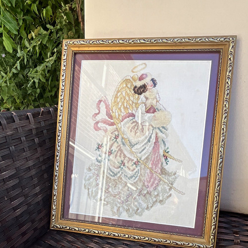 Vintage framed janlynn - janlynn, /