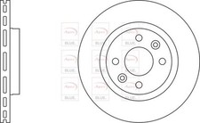 2 X FRONT AXLE BRAKE DISCS SET