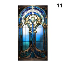 Retro Art Glass Church Film