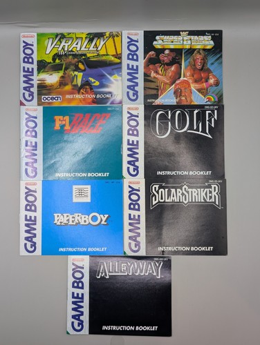Game boy manuals - game,