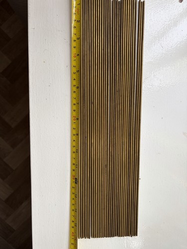 Job lot brass bar offcuts - lot,