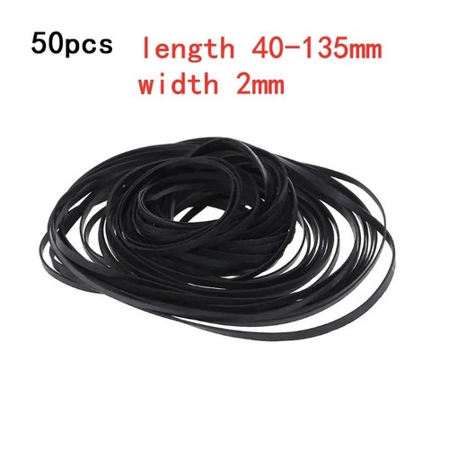 50pcs 135mm mixed rubber - 50pcs,