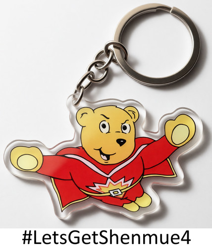 Superted figure keyring - superted,