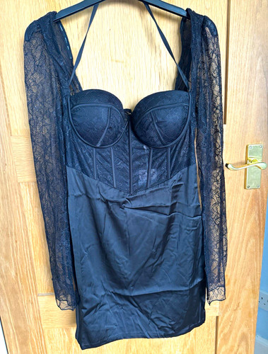 Polly black floral lace - black,