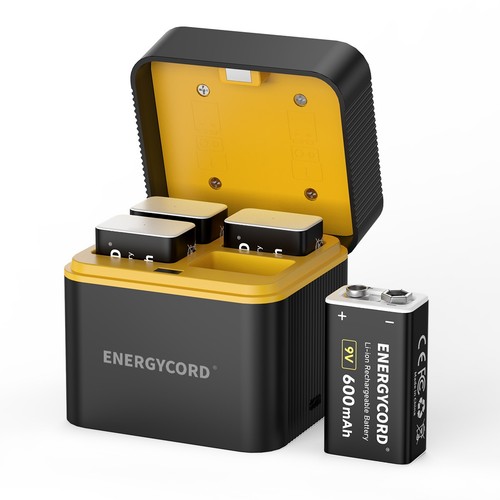 Rechargeable ion - 9v, li-ion