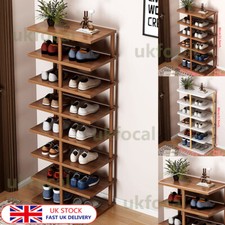 6/8 Tier Home Wooden Shoe Rack