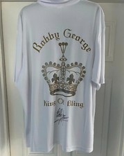 BOBBY GEORGE HAND SIGNED WHITE