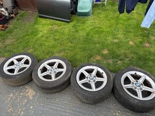 4x BMW 1-SERIES F20 F21 5-STUD 16" 7 ET40 10-SPOKE ALLOY WHEELS TYRES 205/55/16