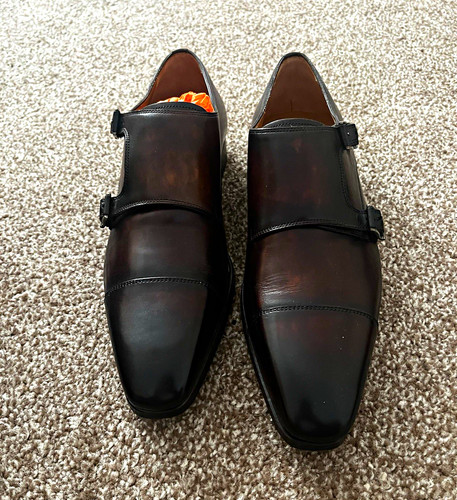 Magnanni men brown leather - brown,