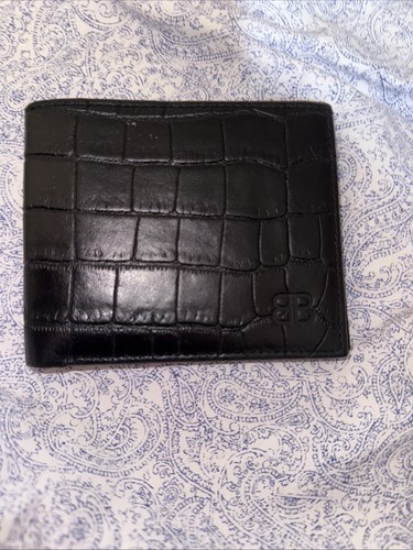Mens wallet with - with, alligator
