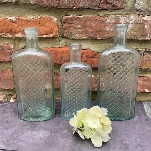 Clear green antique large - antique,