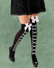 New 2 Pairs Black Gothic