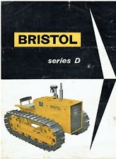 BRISTOL D33 , D44 & D52 SERIES CRAWLER TRACTOR ORIGINAL FACTORY SALES BROCHURE