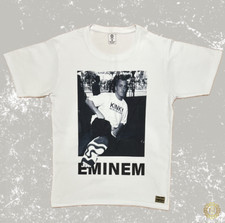 Eminem Adidas Shoe Old School Graphic Rap T-Shirt, UNISEX, Hip Pop R&B - WHITE
